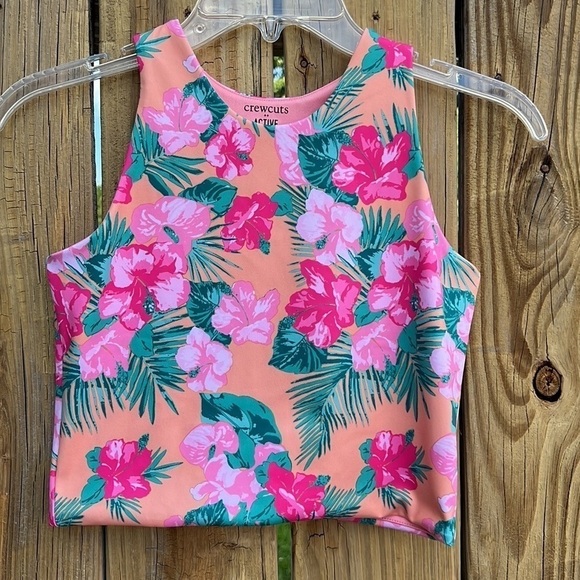 Crewcuts Girls' printed active tank top - Picture 2 of 5